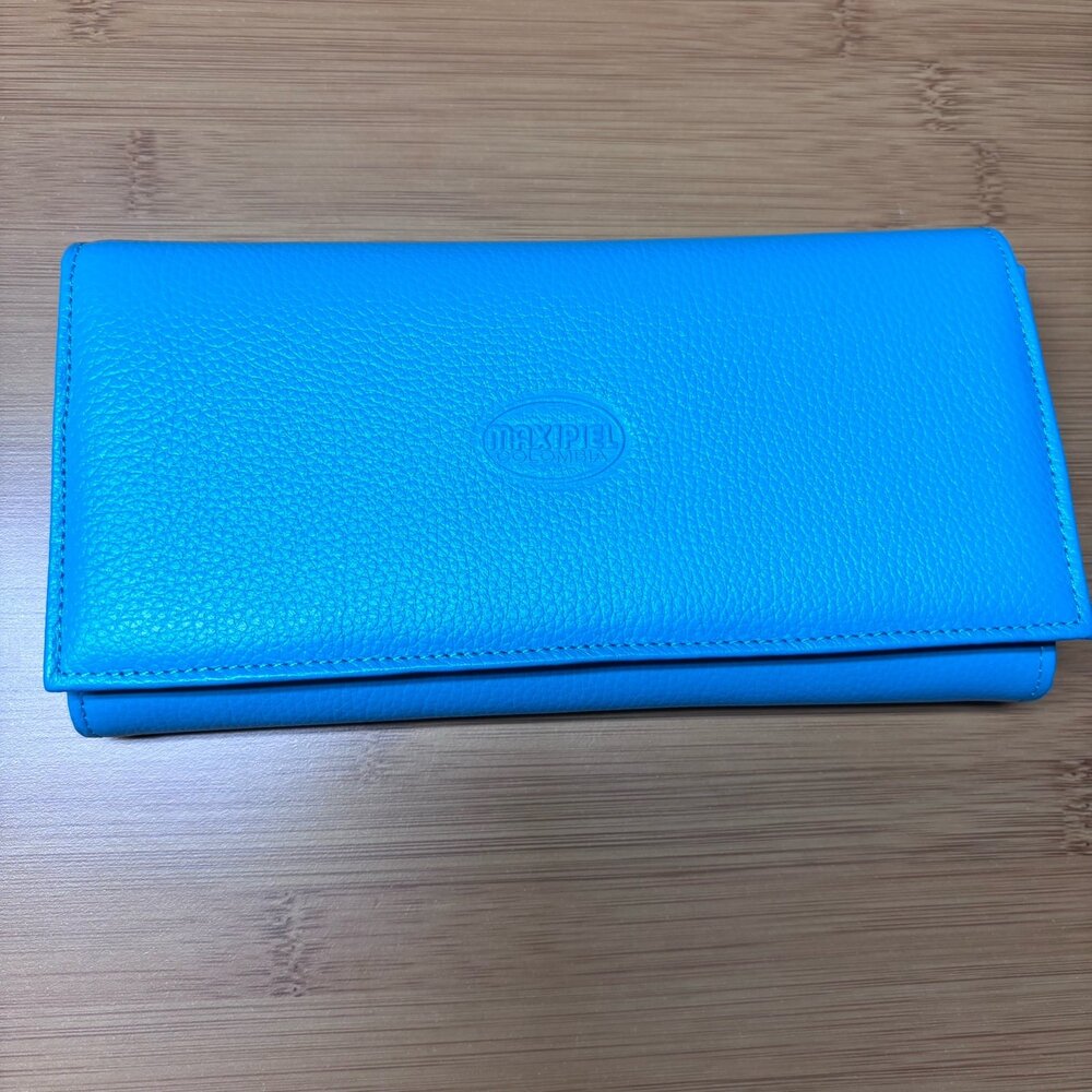 Like New Turquoise Pebble Woman’s Wallet